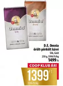 őrölt-pörkölt kávé
