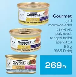 Gold macskaeledel csirkével, pulykával, tengeri hallal spenóttal