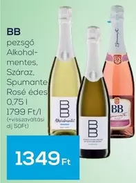 pezsgő Alkohol-mentes, Száraz, Spumante Rosé édes