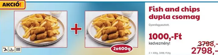 Fish and chips dupla csomag