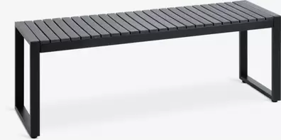 Kerti pad SAUNTE SZ120xMÉ35 fekete