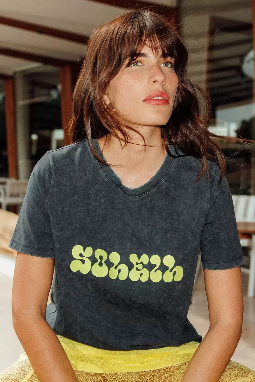 T-shirt à message Femme