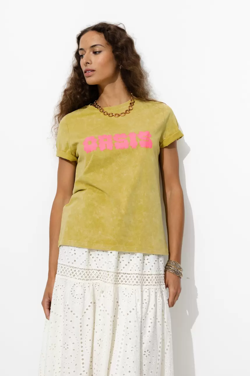 T-shirt à message Femme