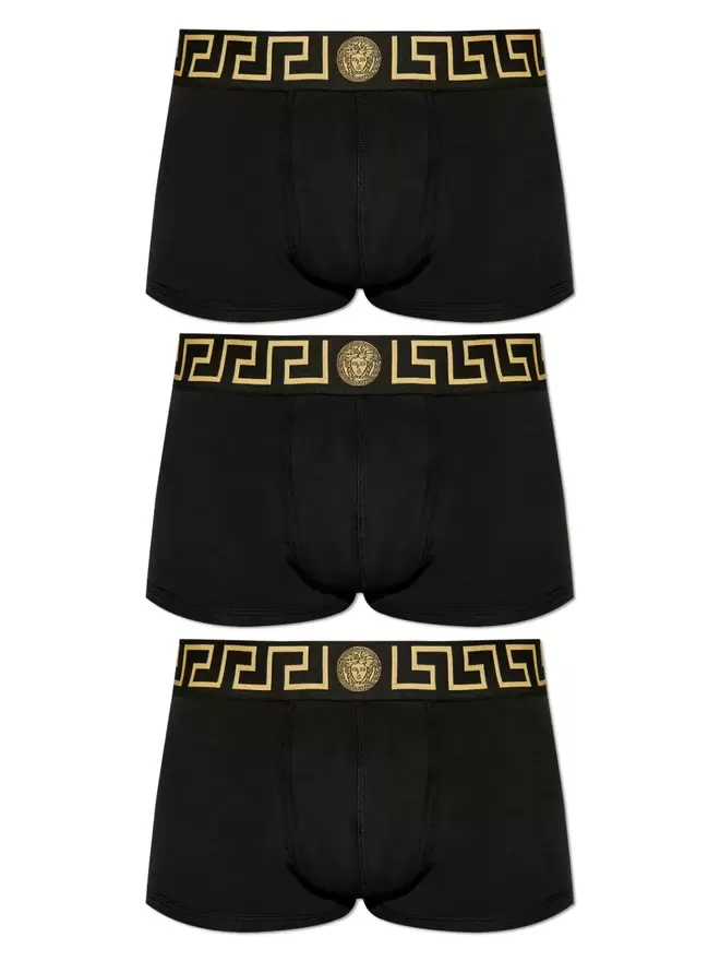 Boxershorts mit Greca-Rand (3er-Set)