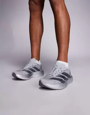 Adidas Running Adizero EVO SL trainers in grey
