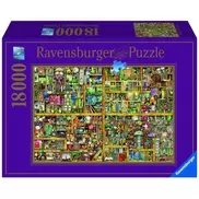 : Puzzle 18 000 db - Varázslatos könyves szekrény