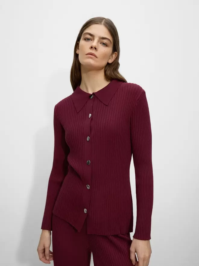 Knit cardigan
