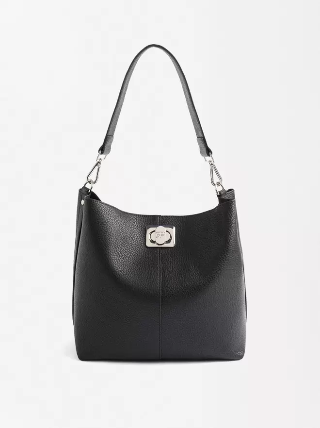 Shoulder bag with removable bag