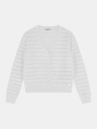Striped cardigan