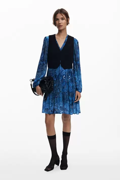 2-in-1 vest dress