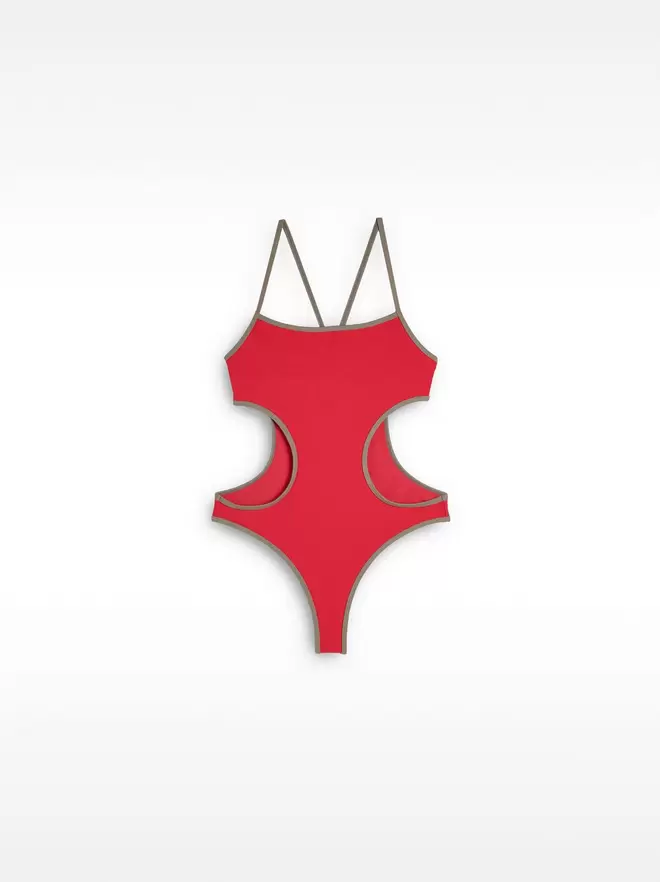 Triangular swimsuit