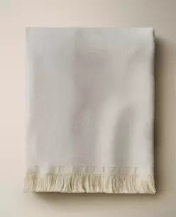 FRINGED THROW