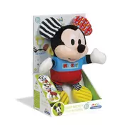 DISNEY BABY - MICKEY EGÉR ELSŐ PLÜSSÖM CSÖRGŐVEL ÉS RÁGÓKÁVAL