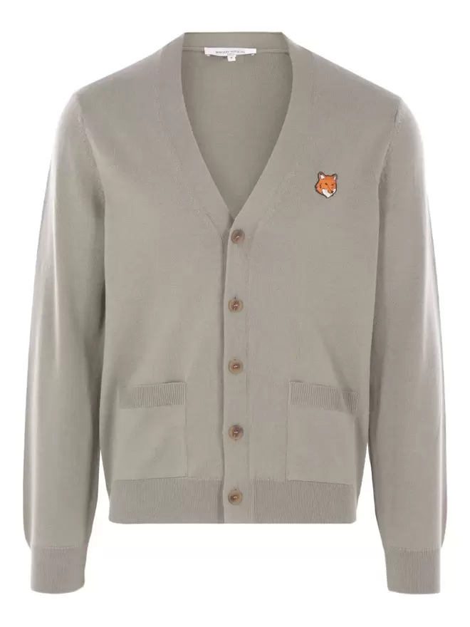 Cardigan mit aufgesetzter Tasche
