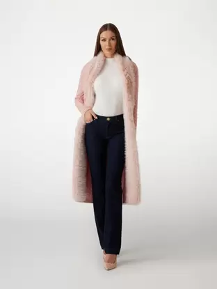 Marciano faux fur long cardigan