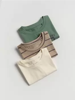 Cotton t-shirt 3 pack   14.99 EUR ONLINE EXCLUSIVE