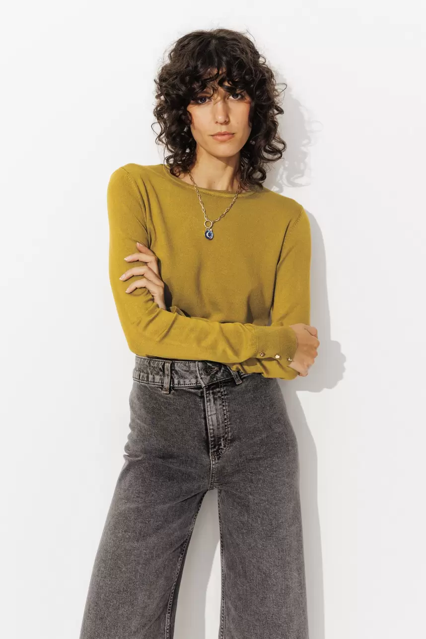 Ecodesign round-neck jumper