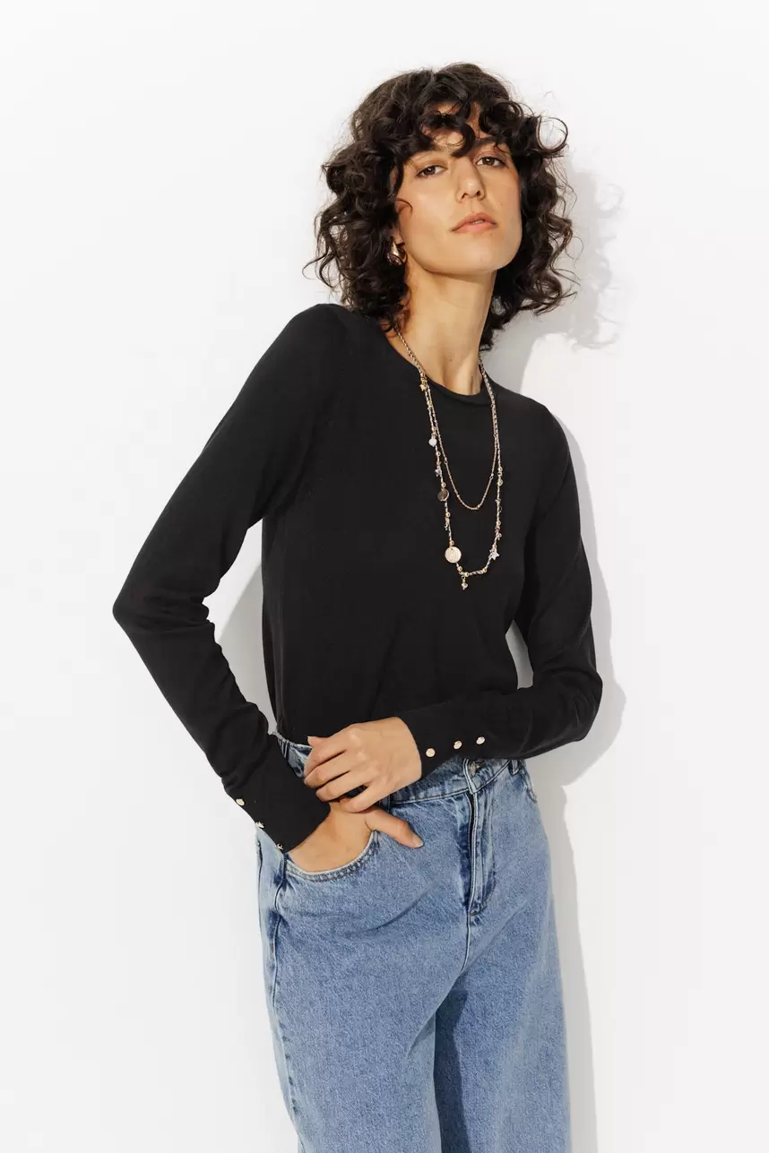 Ecodesign round-neck jumper