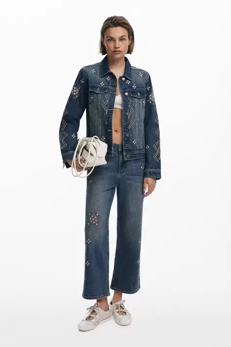 Mirror denim jacket