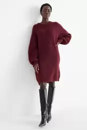 Knitted dress - straight fit