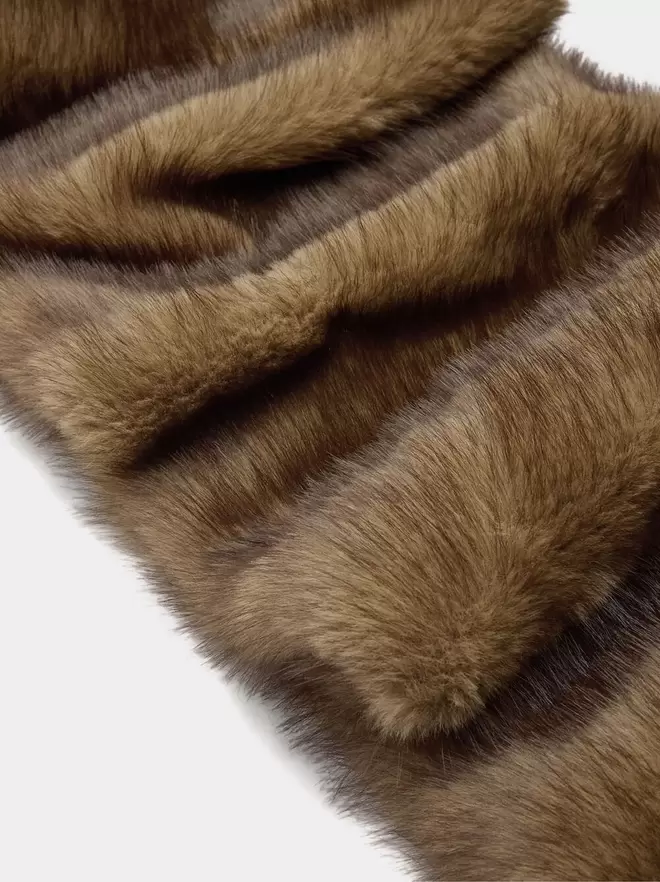 Fake fur stole