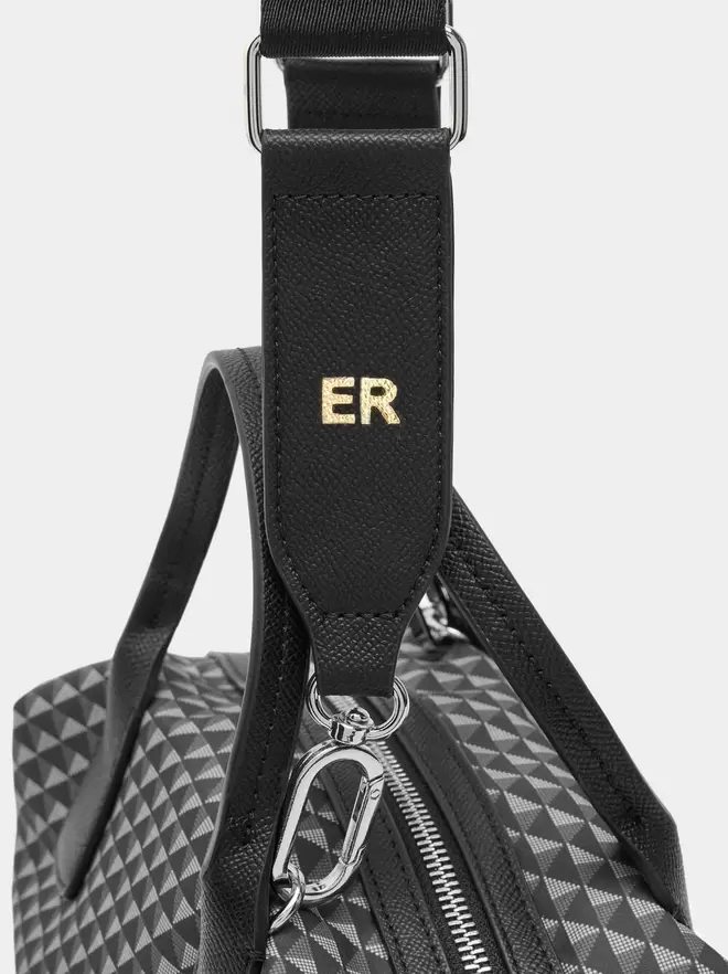 Printed nylon tote bag
