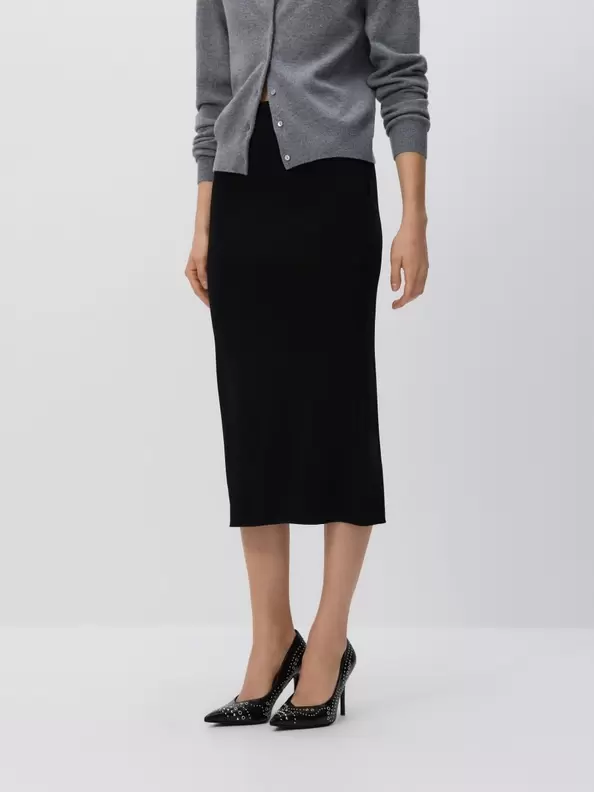 Viszkózkeverék midiszoknya