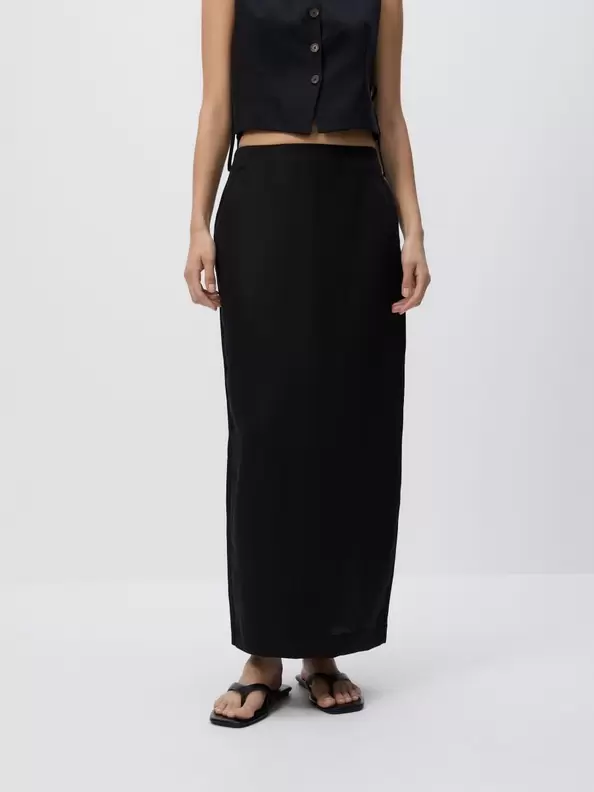 Vászonban gazdag szoknya