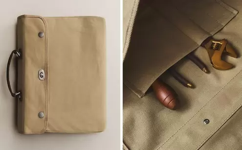 EXPANDABLE CANVAS BAG