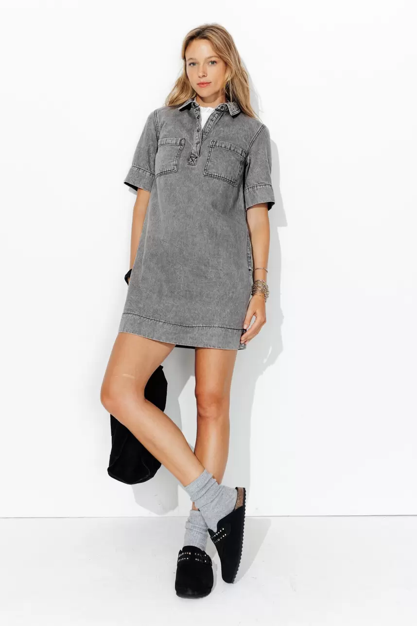 Faded tunic dress