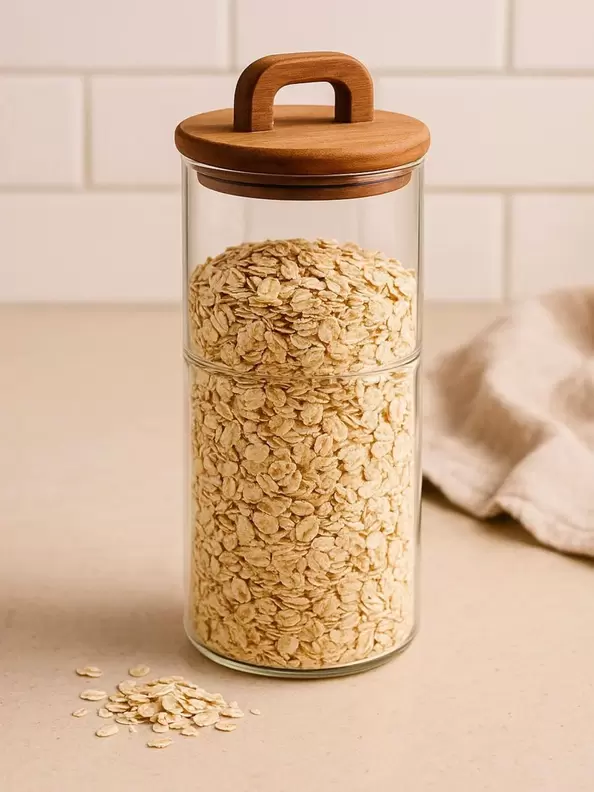 Üveges ételtároló fedéllel