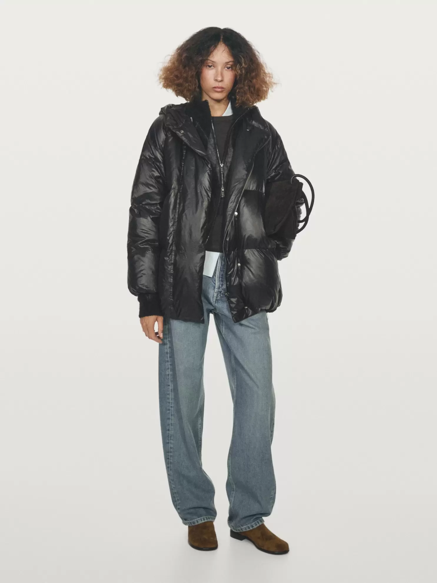 Hooded puffer jacket