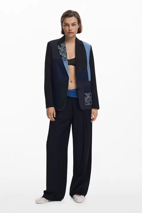 Patchwork blazer
