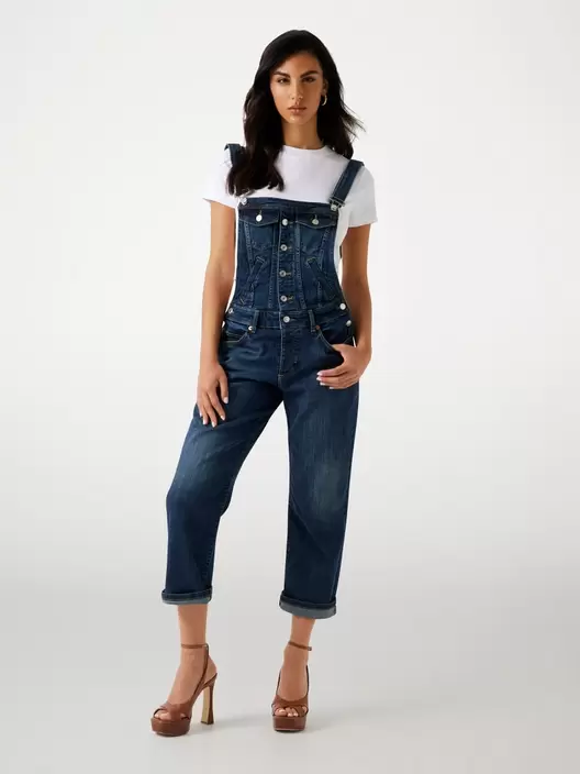 Relaxed-fit denim jumpsuit