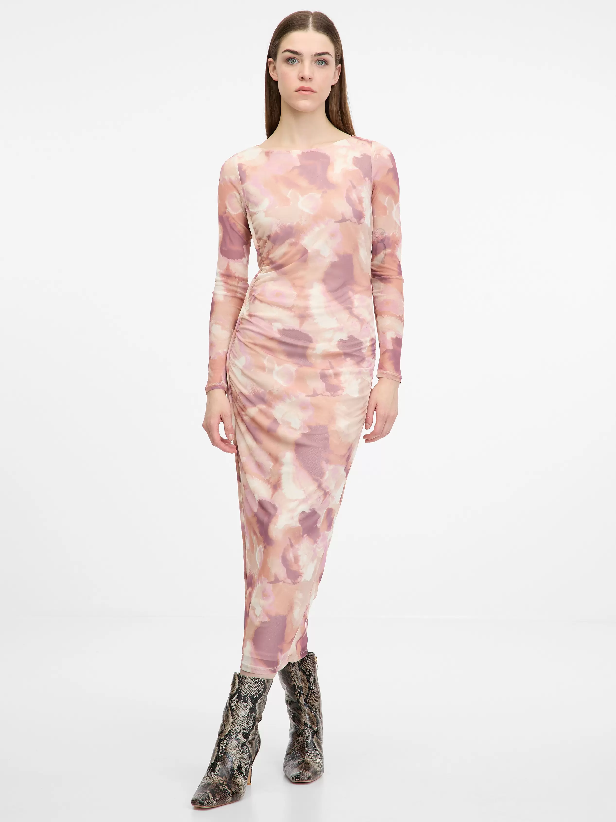 Orsay világos rózsaszín női midi ruha