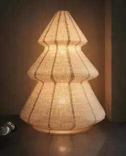 LINEN CHRISTMAS TREE LAMP (94 CM)