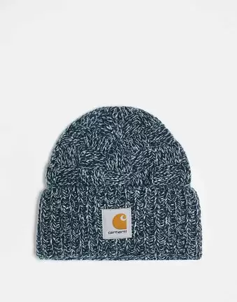 Carhartt WIP kyloe beanie in green and grey