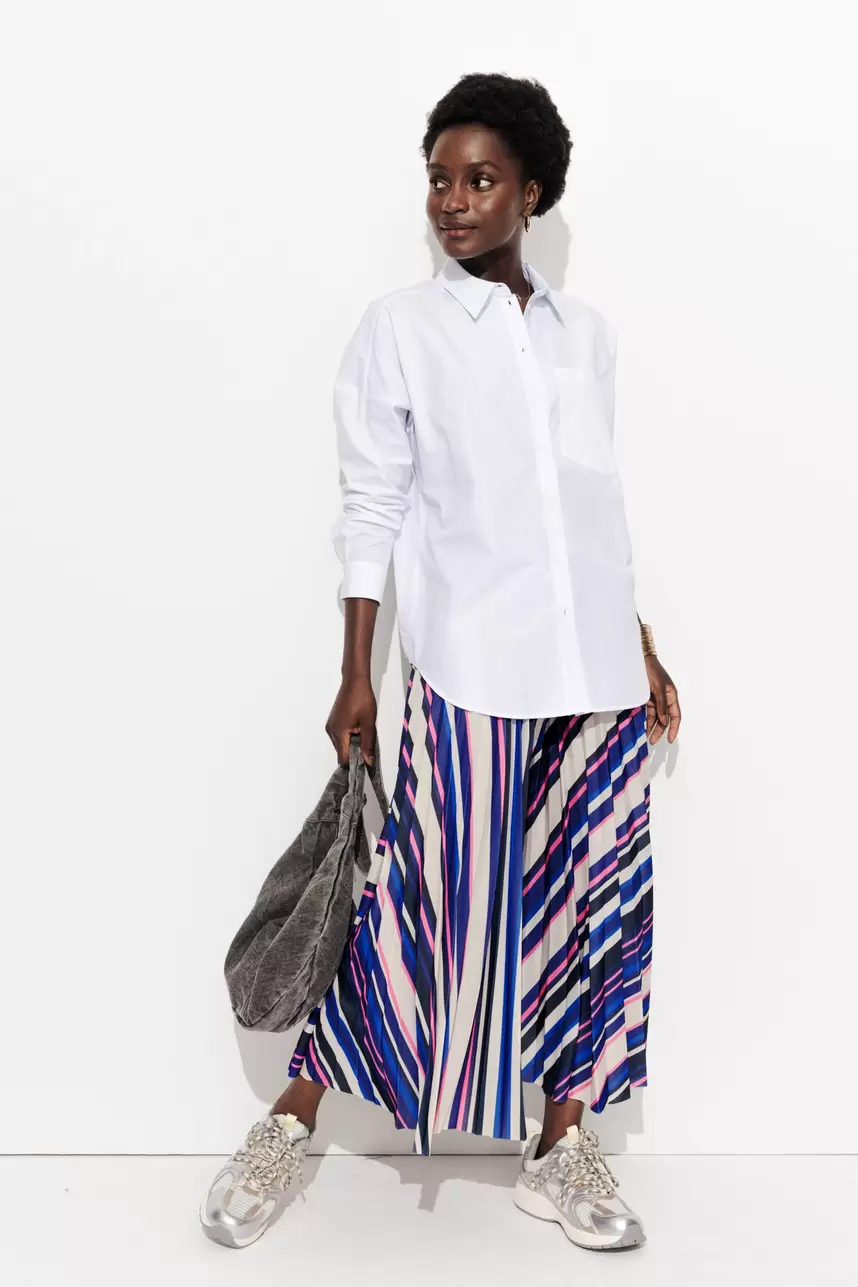 LUNA sunray pleat skirt