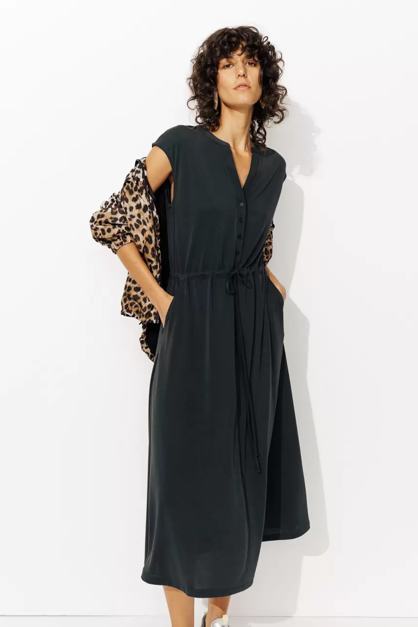 Midi jersey dress