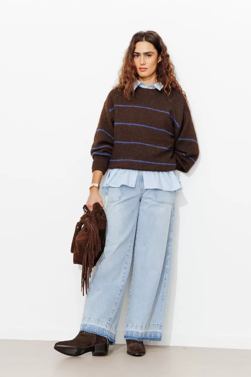 Squashy striped jumper