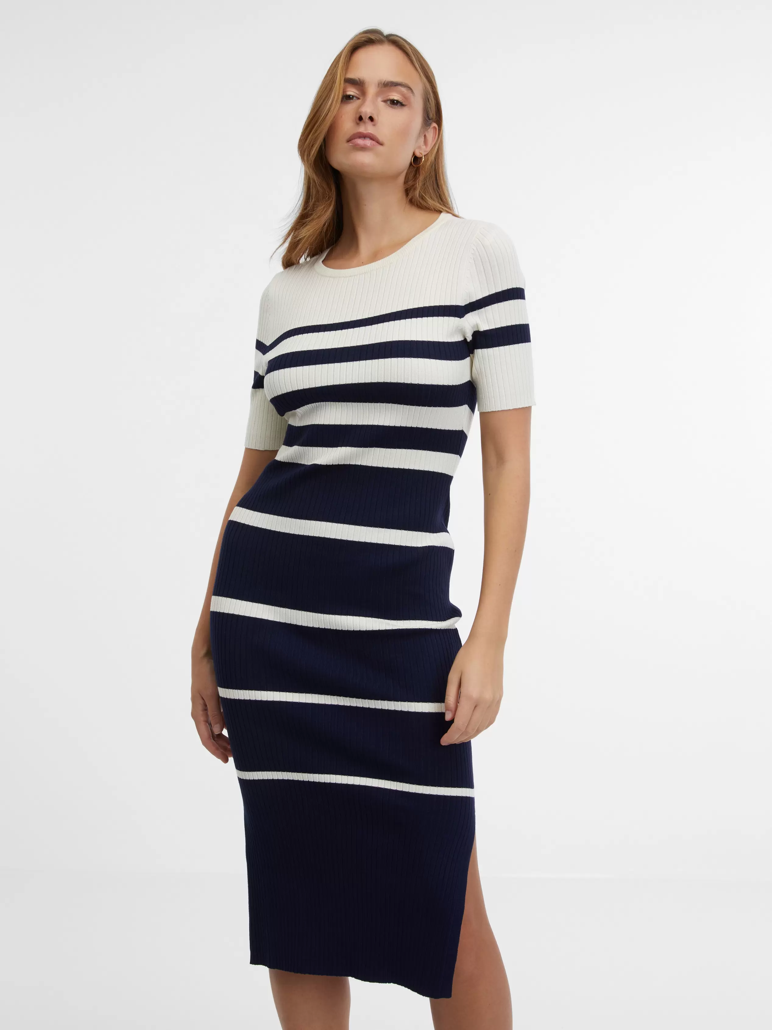 ORSAY kék női csíkos ruha