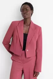 Cropped blazer- regular fit