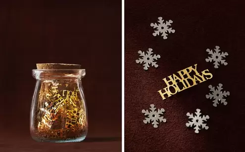 SHINY CHRISTMAS SNOWFLAKE CONFETTI