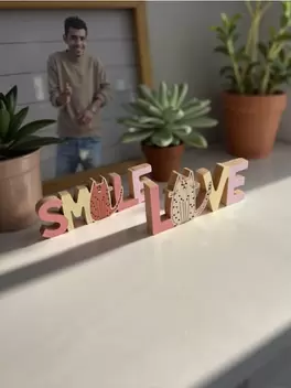 Állódekoráció SMILE & LOVE