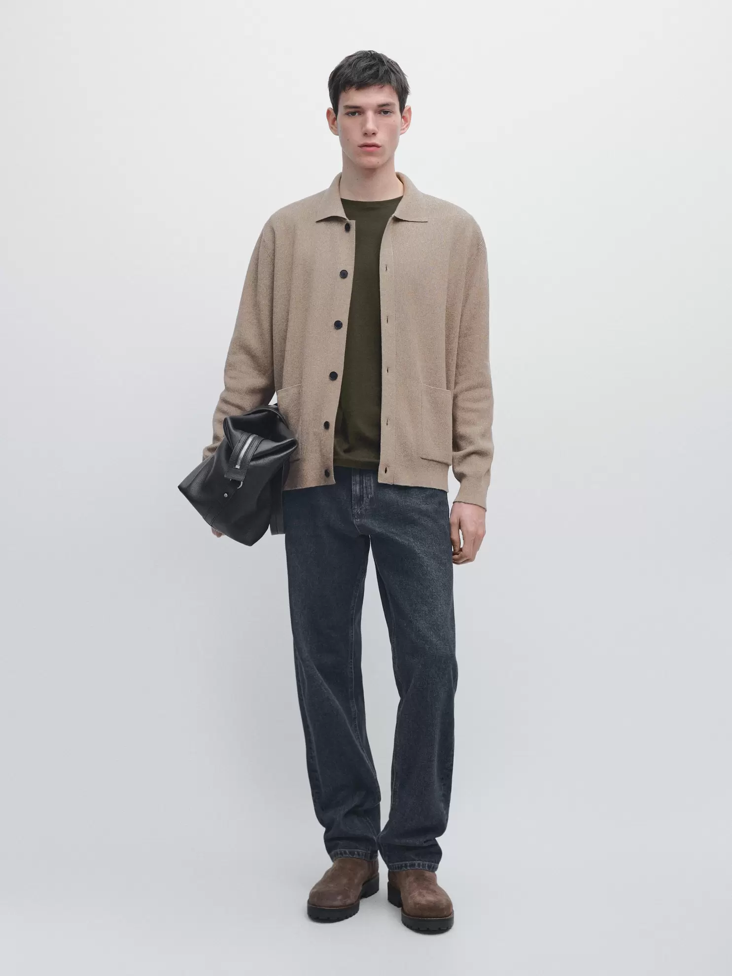 100% cotton knit cardigan