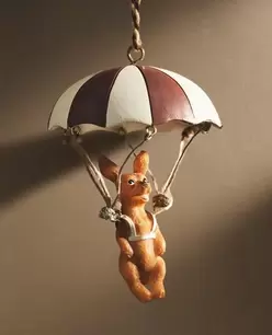 PARACHUTE DOG CHRISTMAS TREE DECORATION