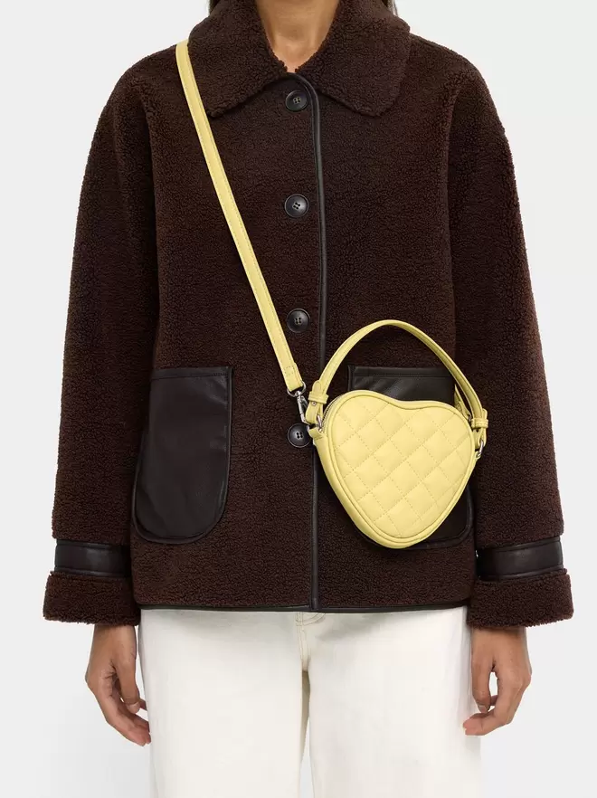 Mini heart-shaped handbag