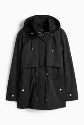 Jacket with hood - water-repellent