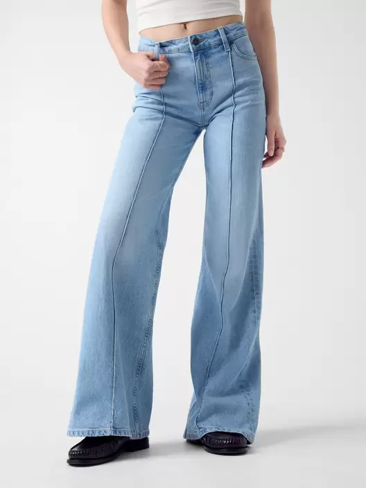 High-rise flare jeans