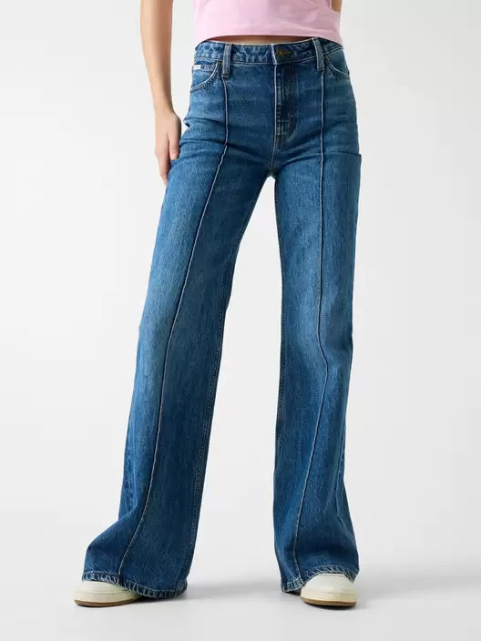 High-rise flare jeans